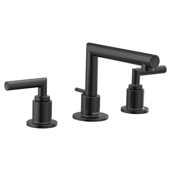 Moen Two-Handle Bathroom Faucet Matte Black TS43002BL